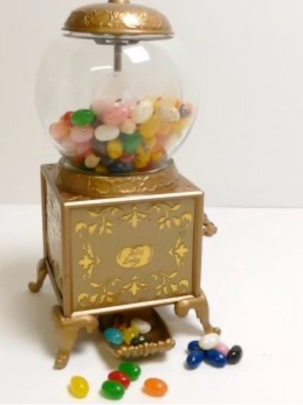 Gold Mini Gumball Candy Dispenser for Kids - Decorative Toy